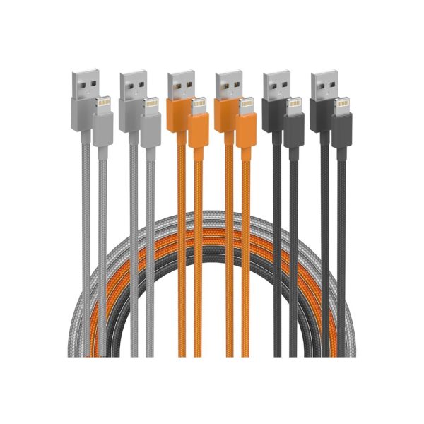 6-Pack iPhone Lightning Cables Online now
